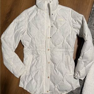 The North Face Women's White Puffer Jacket